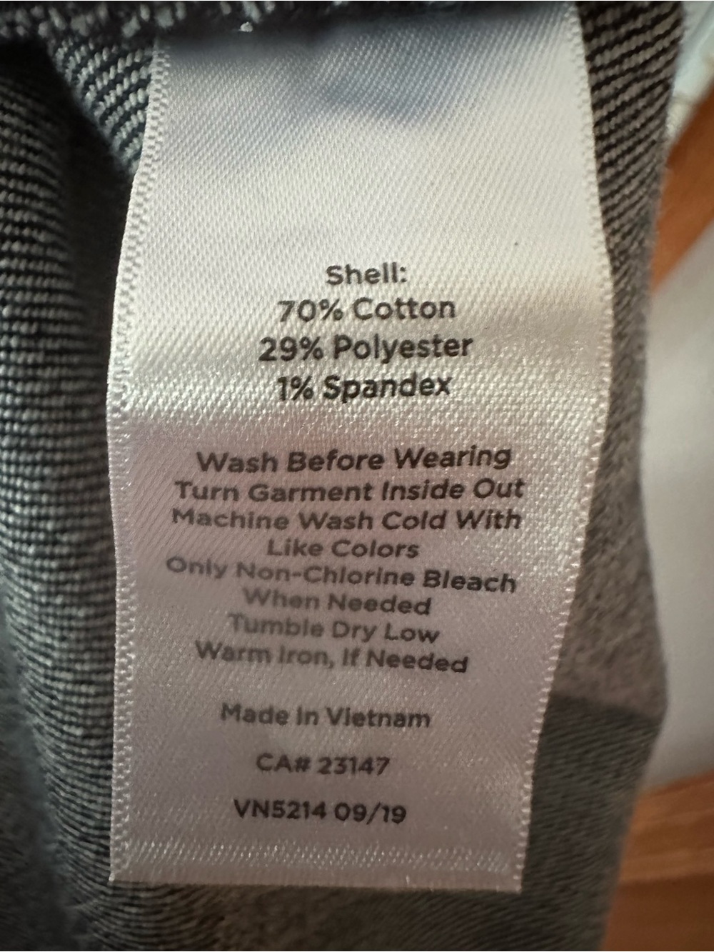 Talbots Button Front Dark Wash Denim Skirt A Line Midi Size 14 - Picture 12 of 12